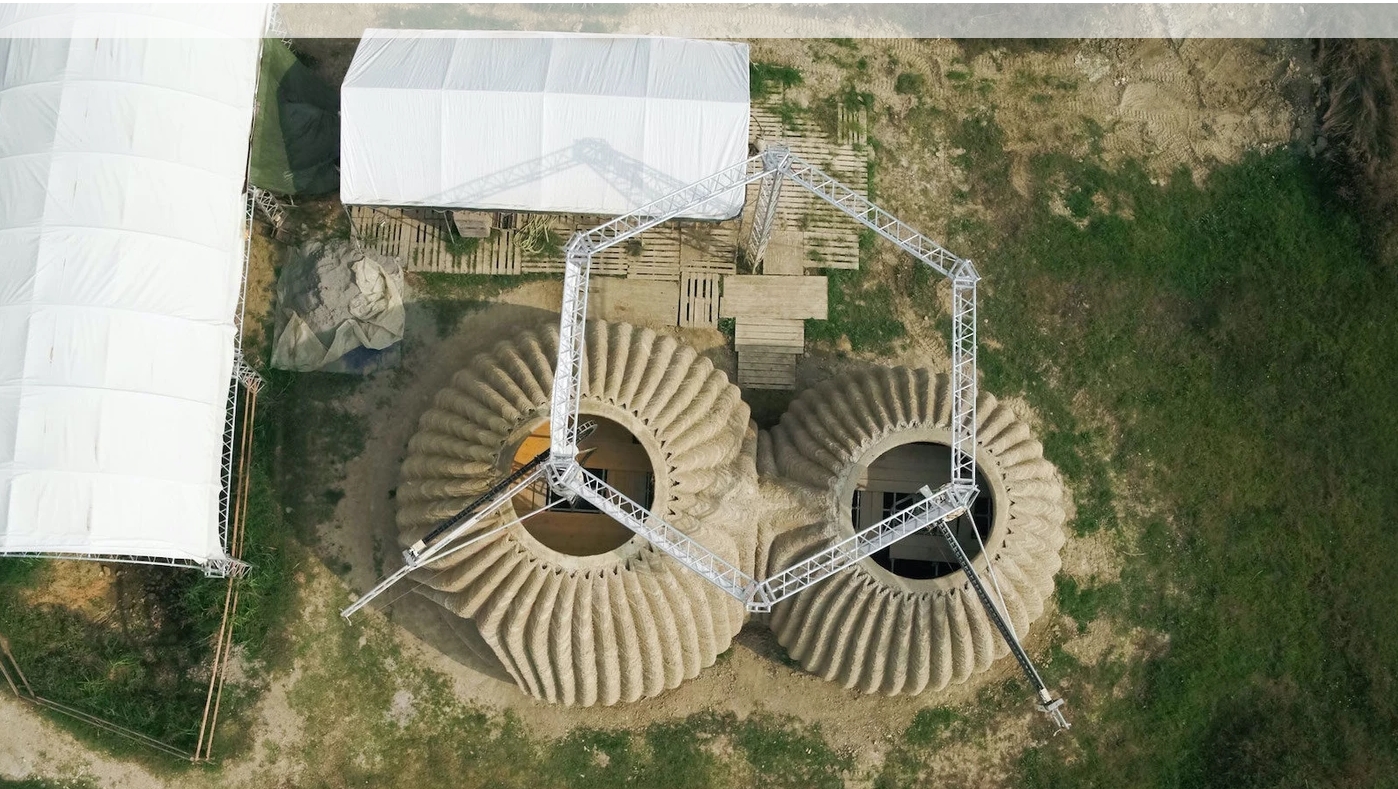 Built from soil: 3D printed homes